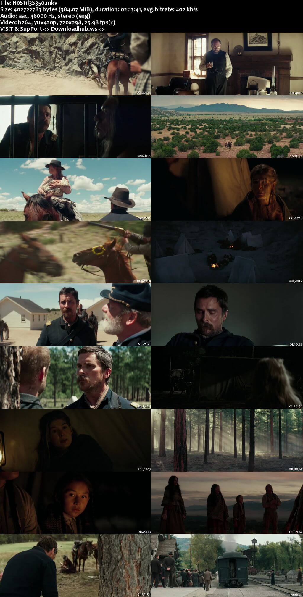 Hostiles 2017 English 480p Web-DL ESubs Hostiles 2017 English 480p Web-DL ESubs