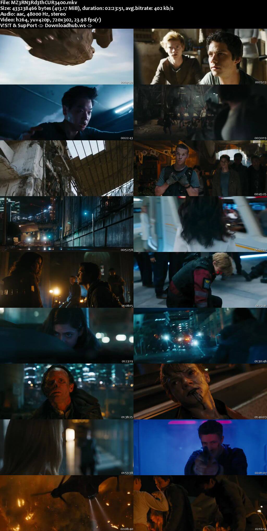 Maze Runner The Death Cure 2018 English 480p Web-DL