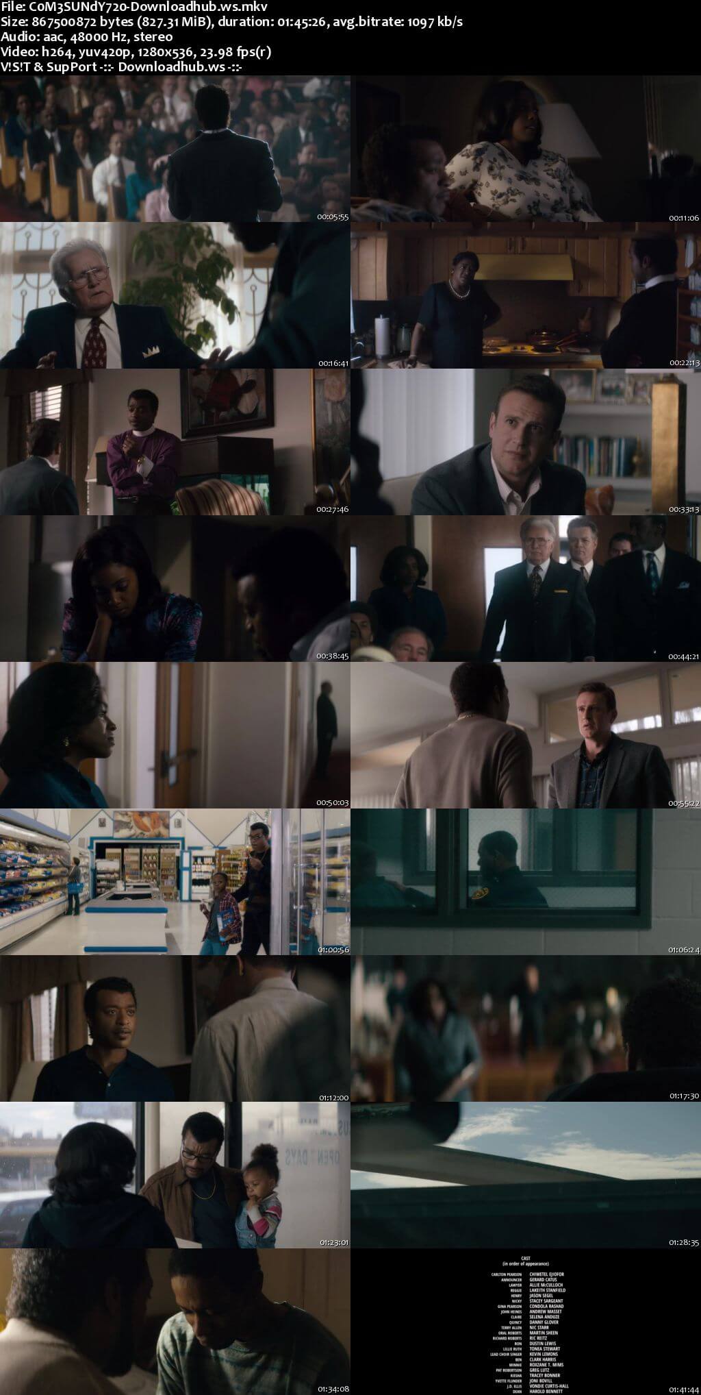 Come Sunday 2018 English 720p WEBRip 800MB ESubs