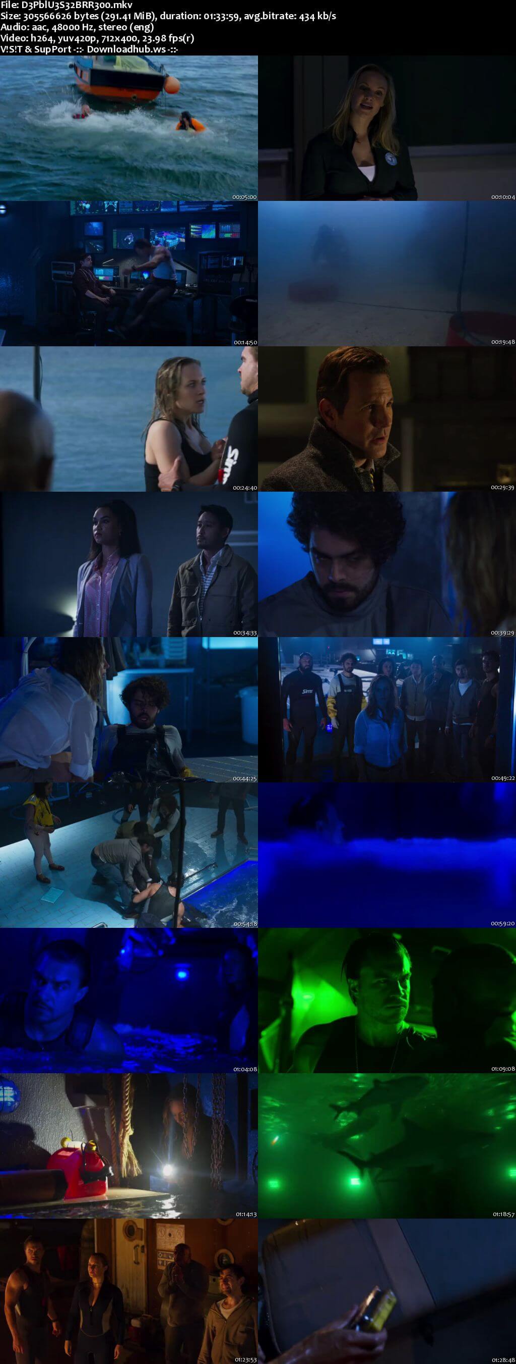 Deep Blue Sea 2 2018 English 480p BRRip ESubs Deep Blue Sea 2 2018 English 480p BRRip ESubs