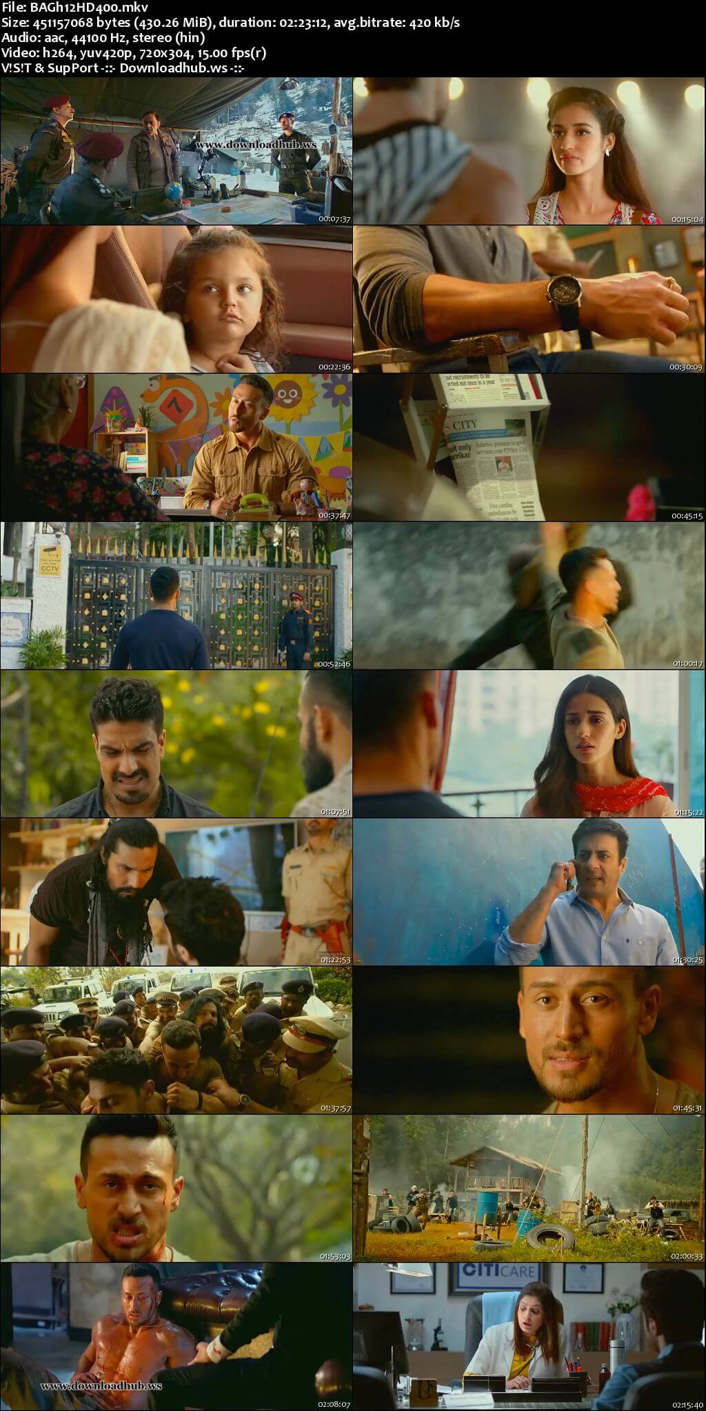 Baaghi 2 2018 Hindi 480p HDRip Baaghi 2 2018 Hindi 480p HDRip