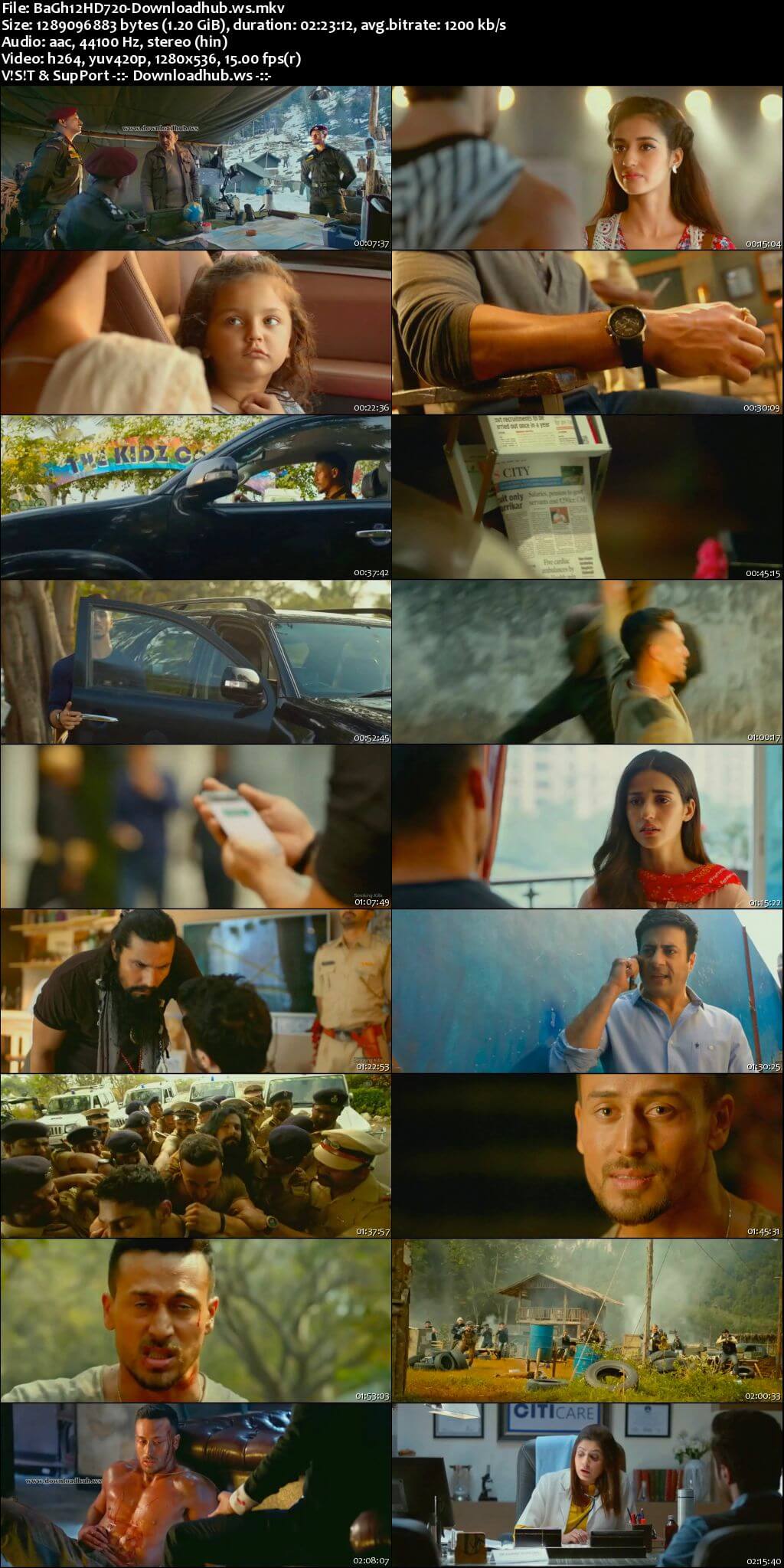 Baaghi 2 2018 Hindi 720p HDRip