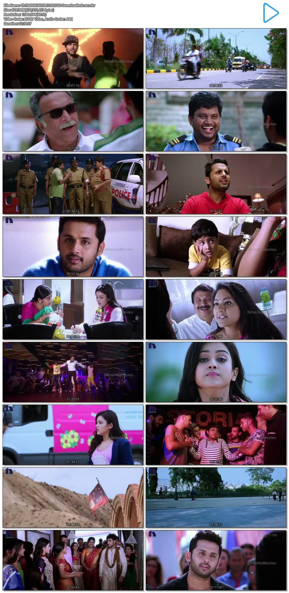 Chinnadana Nee Kosam 2014 UNCUT Hindi Dual Audio 720p HEVC HDRip Free Download