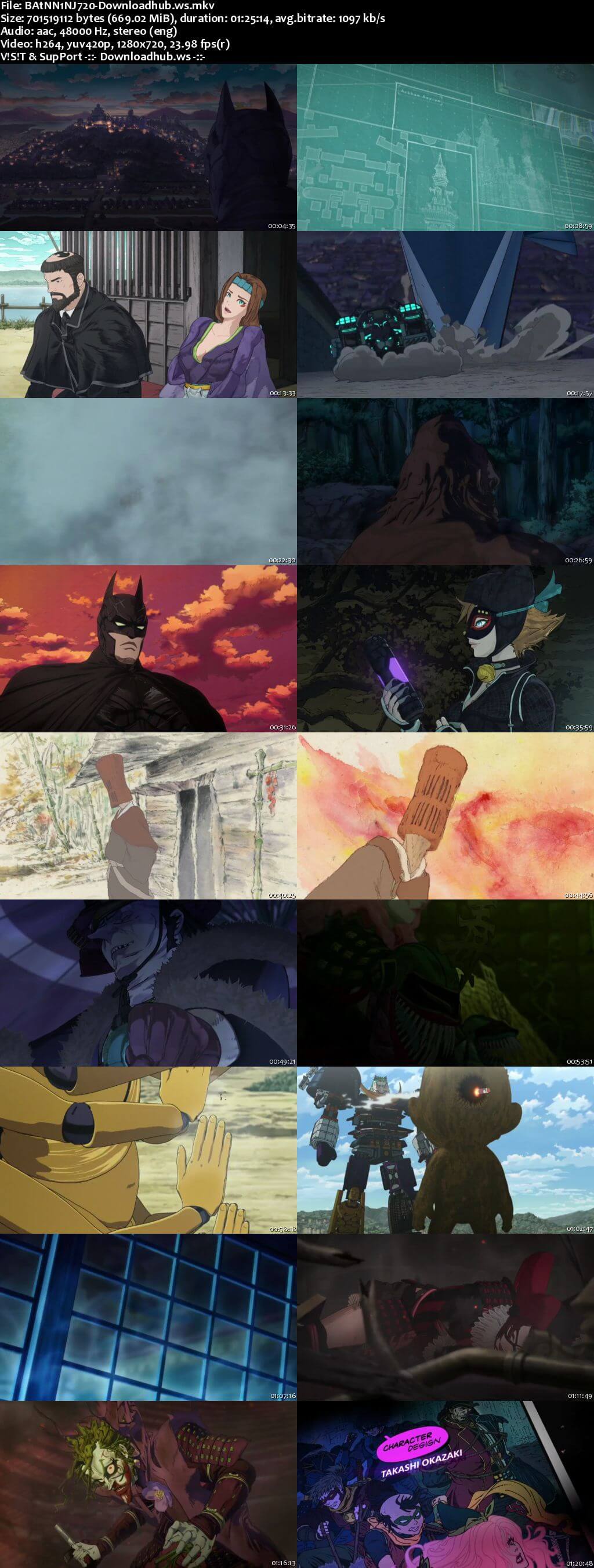 Batman Ninja 2018 English 720p Web-DL 650MB ESubs