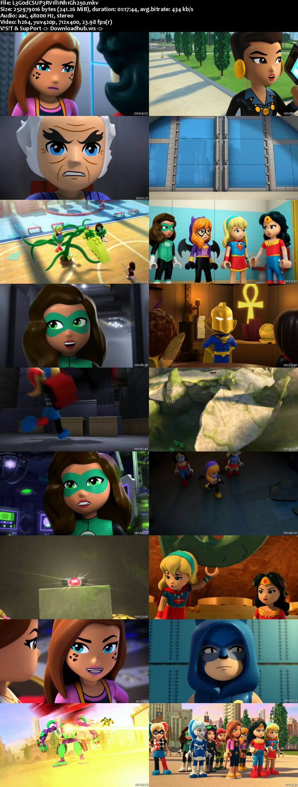 Lego DC Super Hero Girls Super-Villain High 2018 English 480p Web-DL ESubs