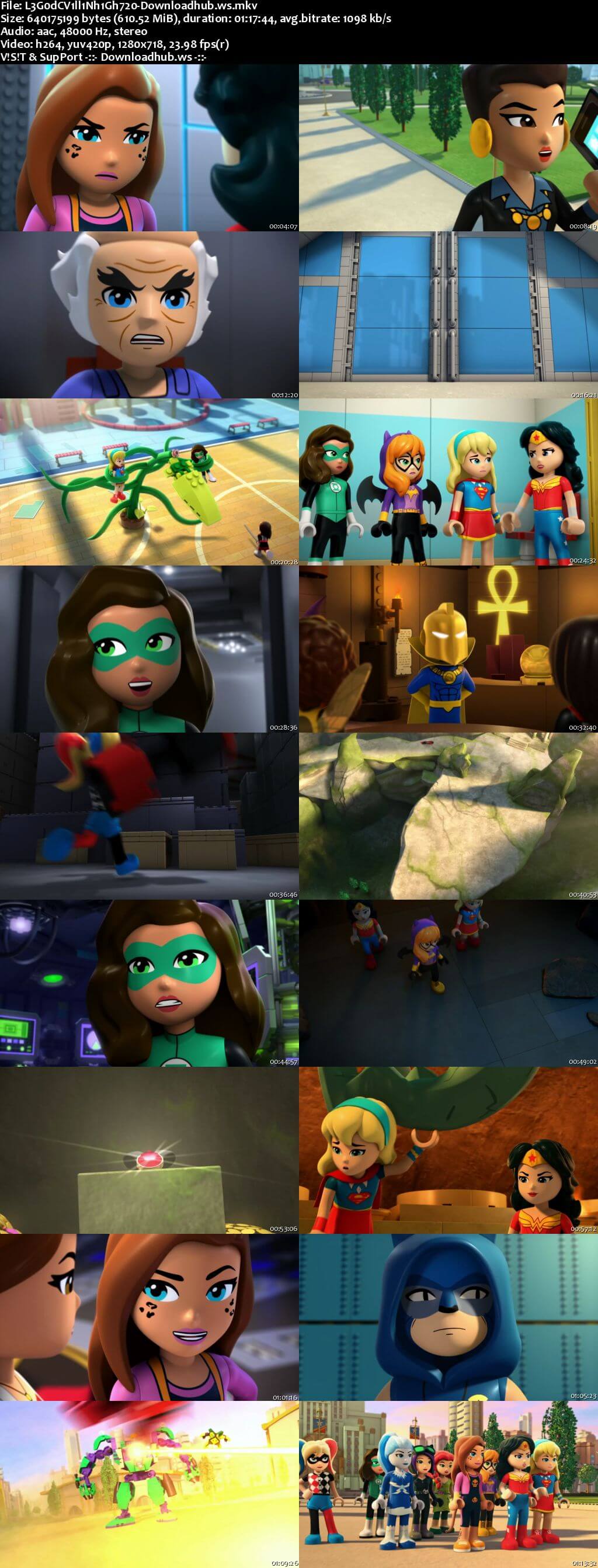 Lego DC Super Hero Girls Super-Villain High 2018 English 720p Web-DL 600MB ESubs