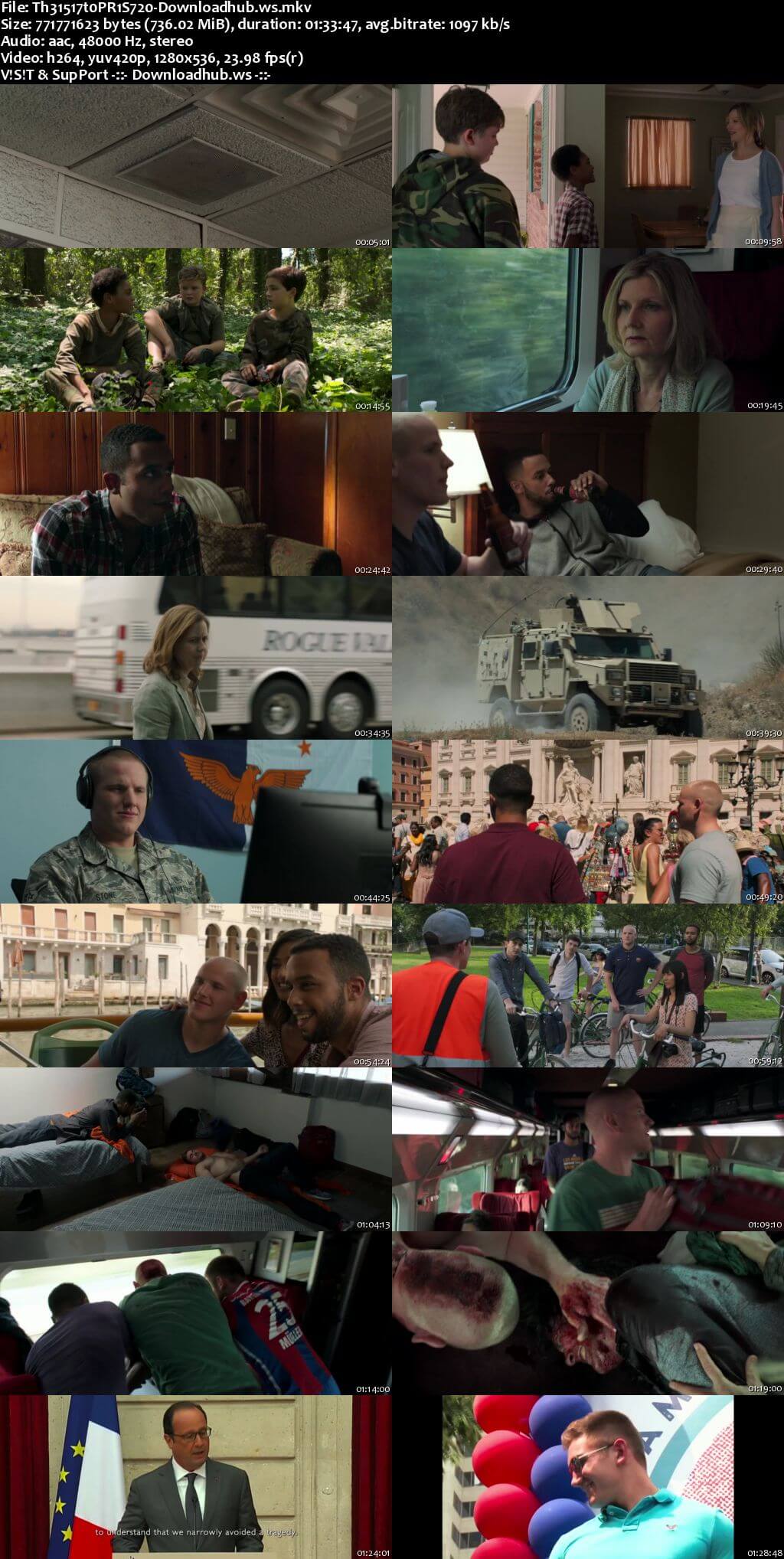 The 15:17 to Paris 2018 English 720p Web-DL 700MB ESubs