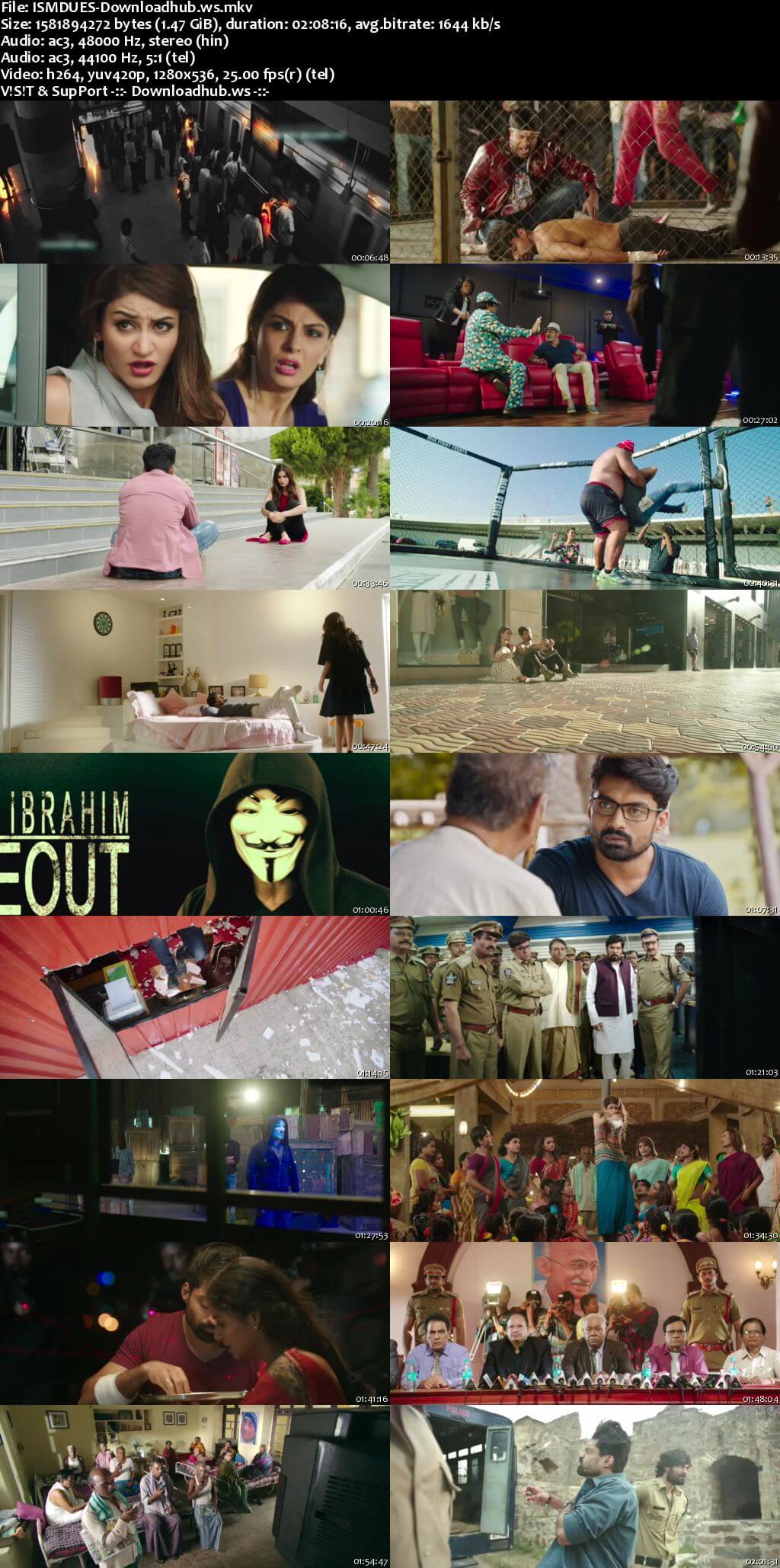 ISM 2016 UNCUT Hindi Dual Audio 720p HDRip Free Download