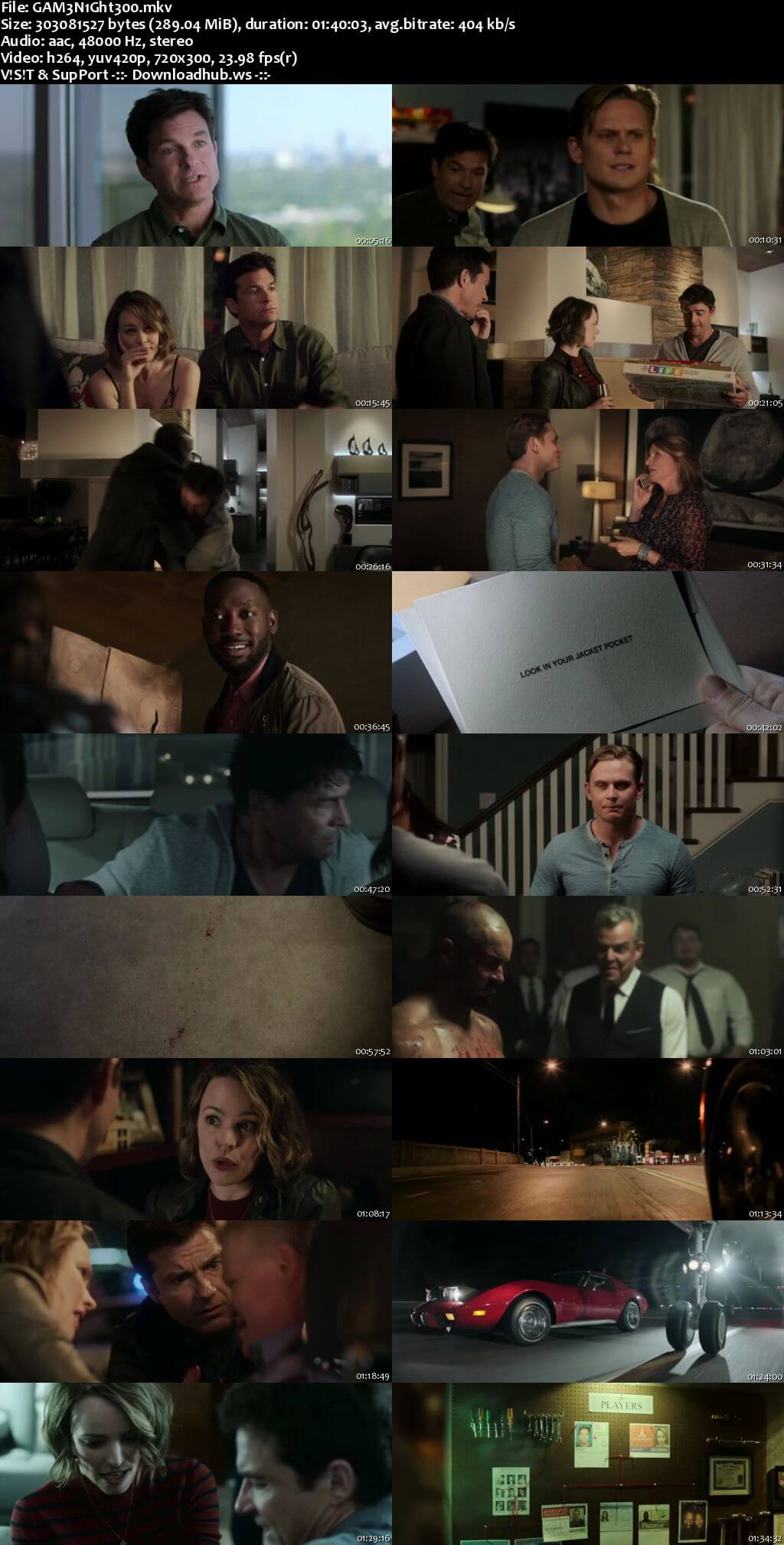Game Night 2018 English 480p Web-DL ESubs