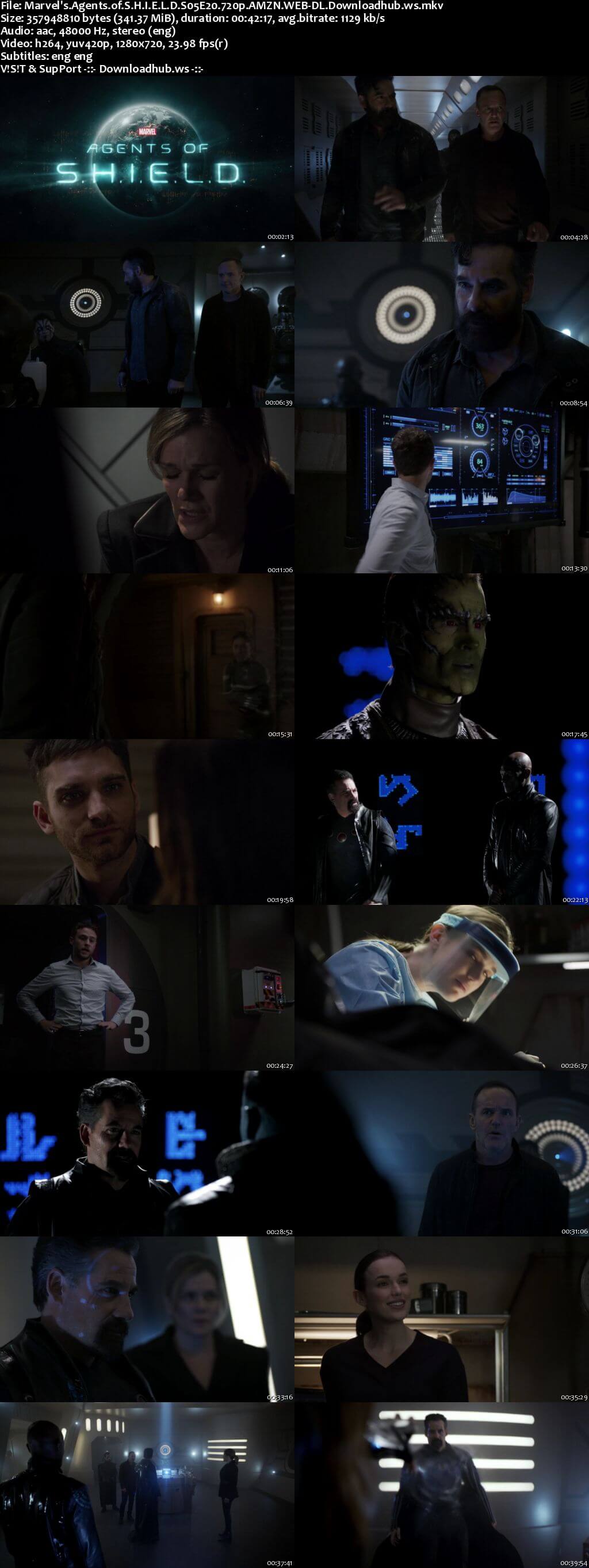 Marvels Agents of S.H.I.E.L.D S05E20 340MB Web-DL 720p x264 ESubs
