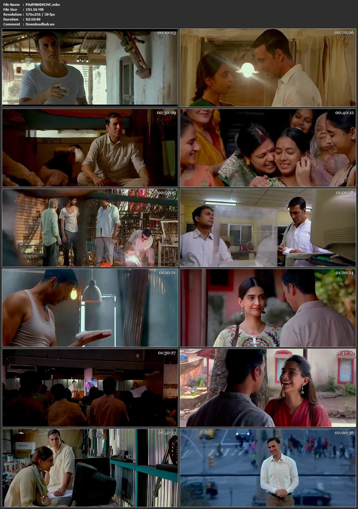 Padman 2018 Hindi HEVC Mobile HDRip