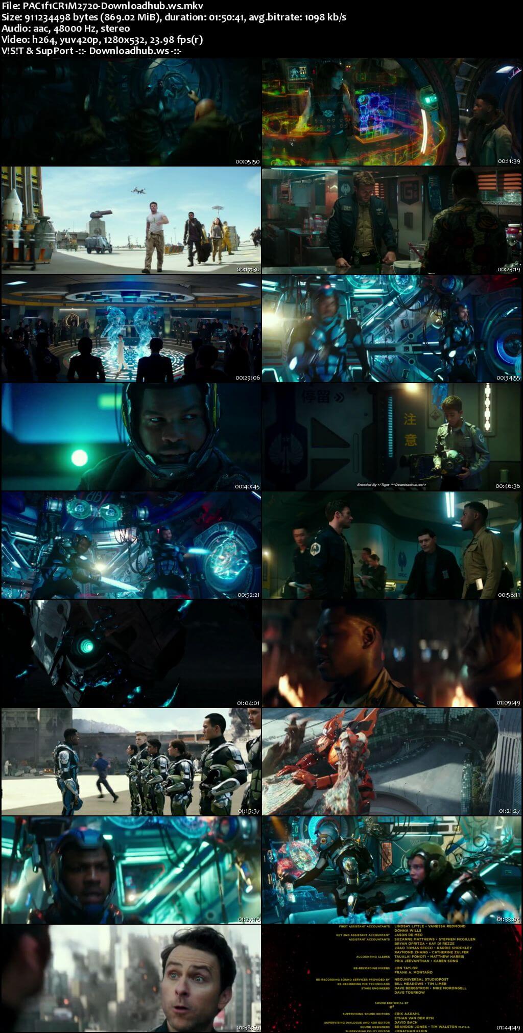 Pacific Rim Uprising 2018 English 720p Web-DL 850MB ESubs