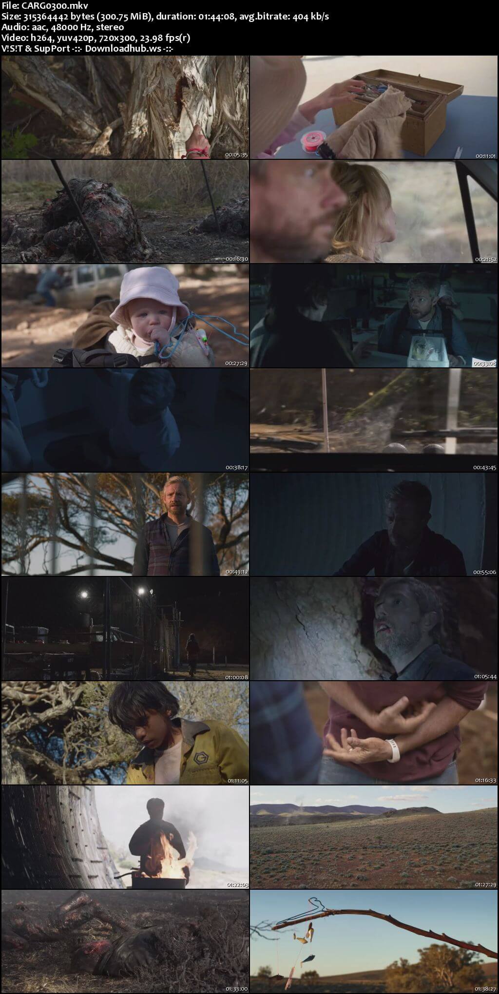 Cargo 2017 English 480p WEBRip ESubs