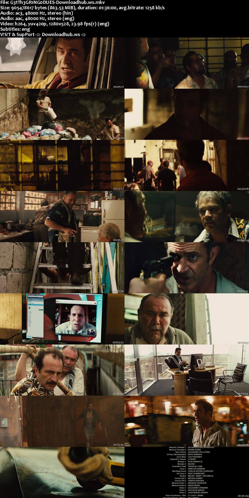 Get the Gringo 2012 Hindi Dual Audio 720p BluRay Free Download