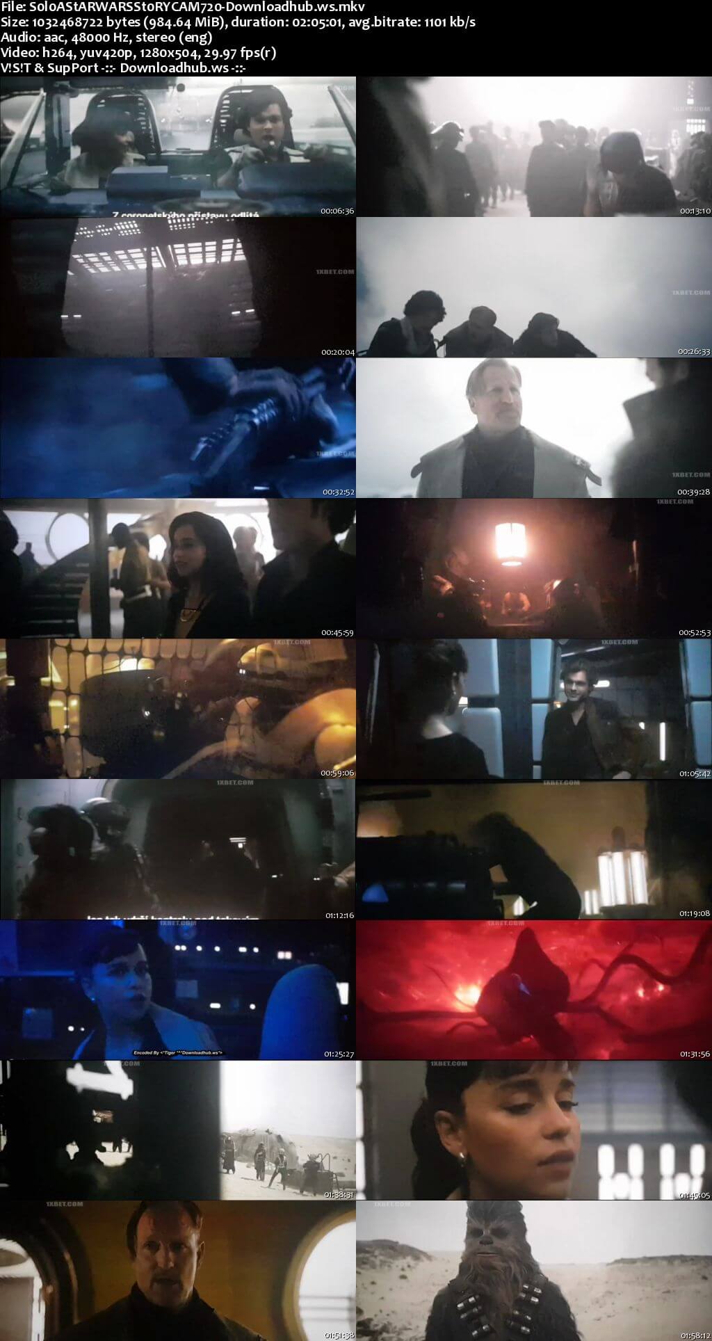 Solo A Star Wars Story 2018 English 720p HDCAM x264