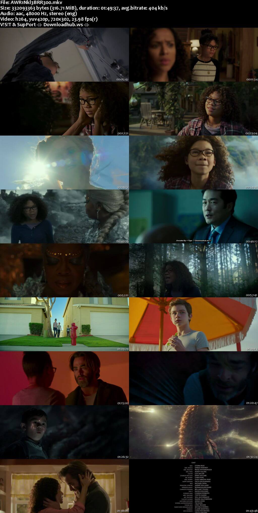 A Wrinkle in Time 2018 English 480p BRRip ESubs A Wrinkle in Time 2018 English 480p BRRip ESubs