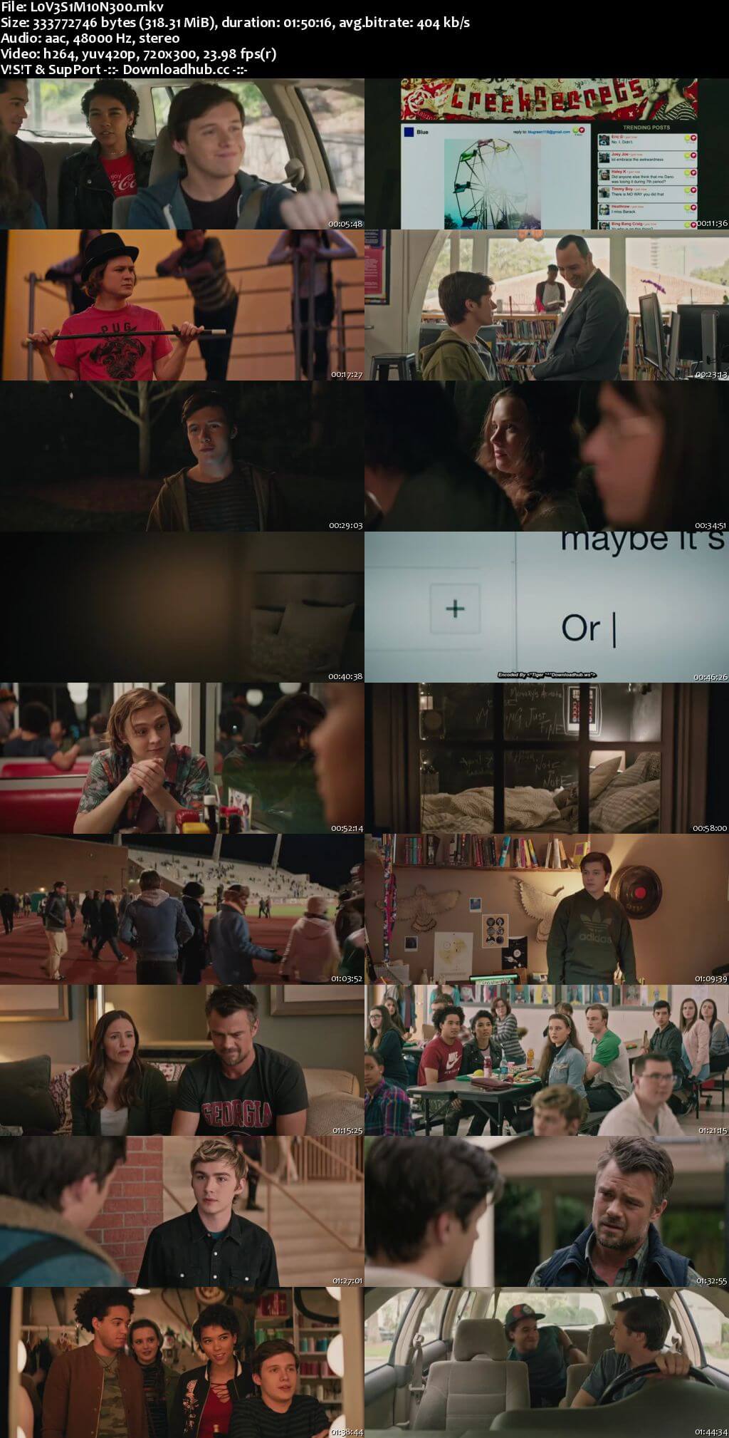 Love Simon 2018 English 480p Web-DL ESubs