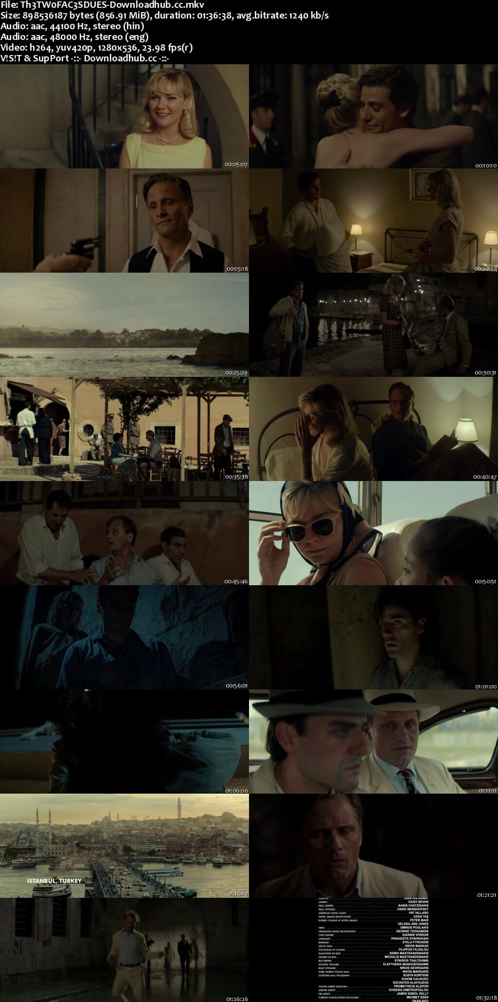 The Two Faces of January 2014 Hindi Dual Audio 720p BluRay Free Download