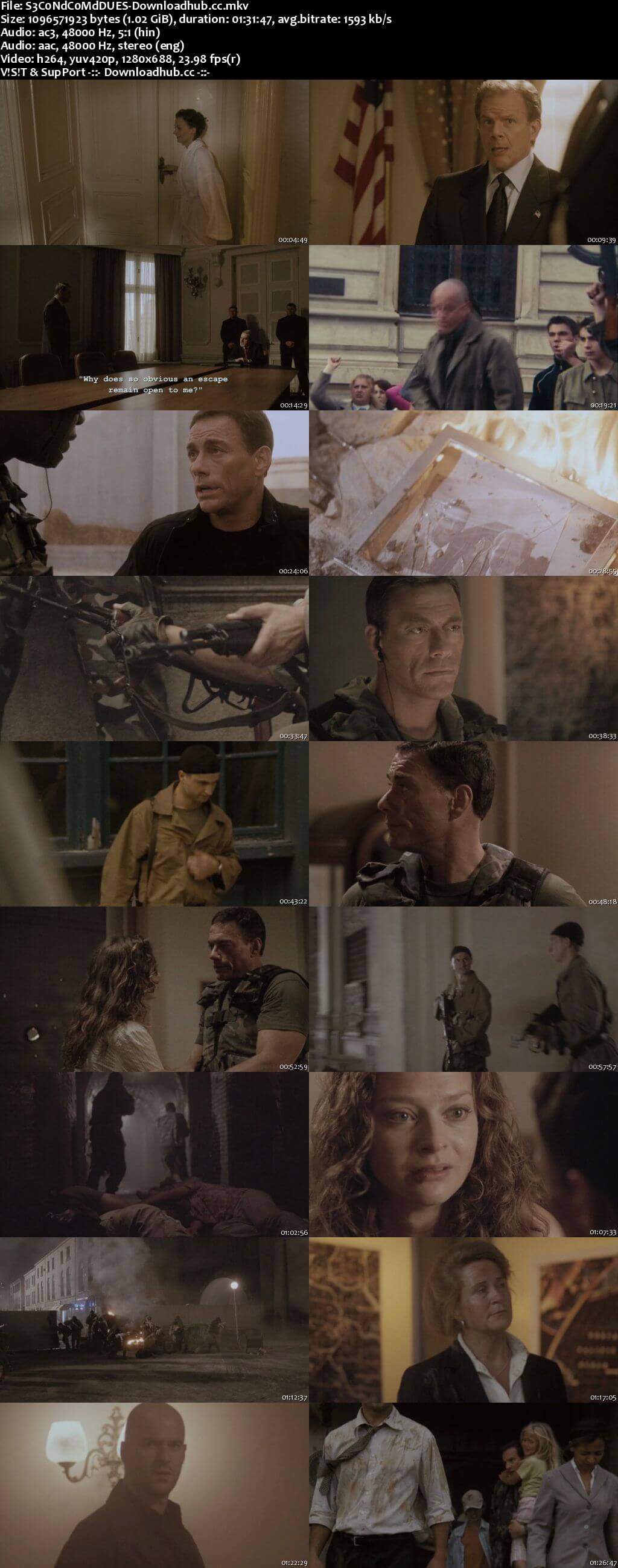 Second in Command 2006 Hindi Dual Audio 720p BluRay Free Download Second in Command 2006 Hindi Dual Audio 720p BluRay Free Download