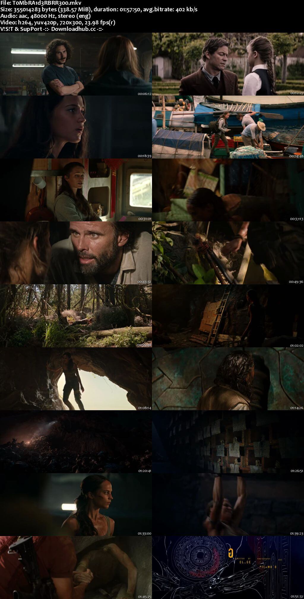Tomb Raider 2018 English 480p BRRip ESubs Tomb Raider 2018 English 480p BRRip ESubs