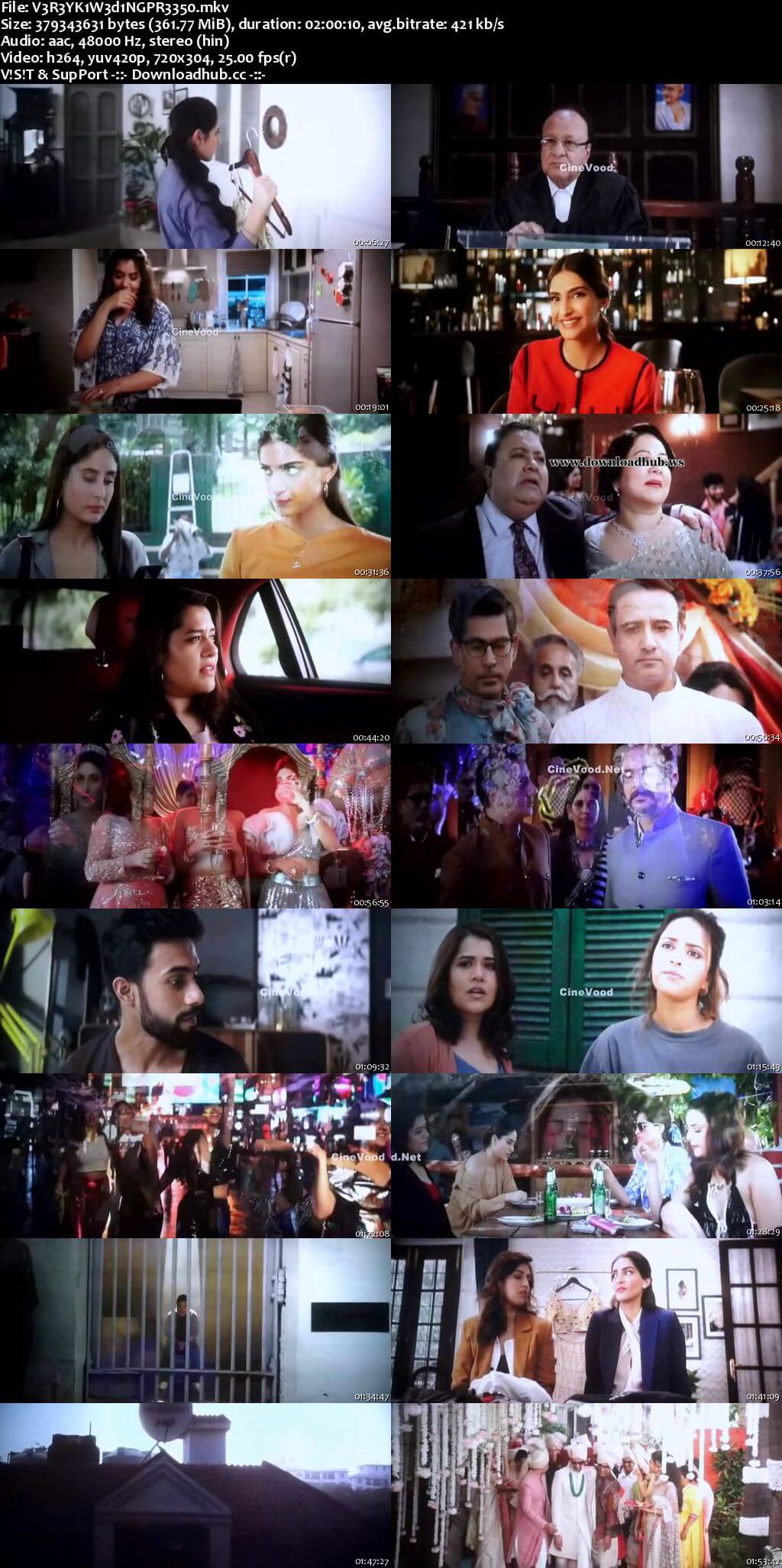 Veere Di Wedding 2018 Hindi 480p Pre-DVDRip