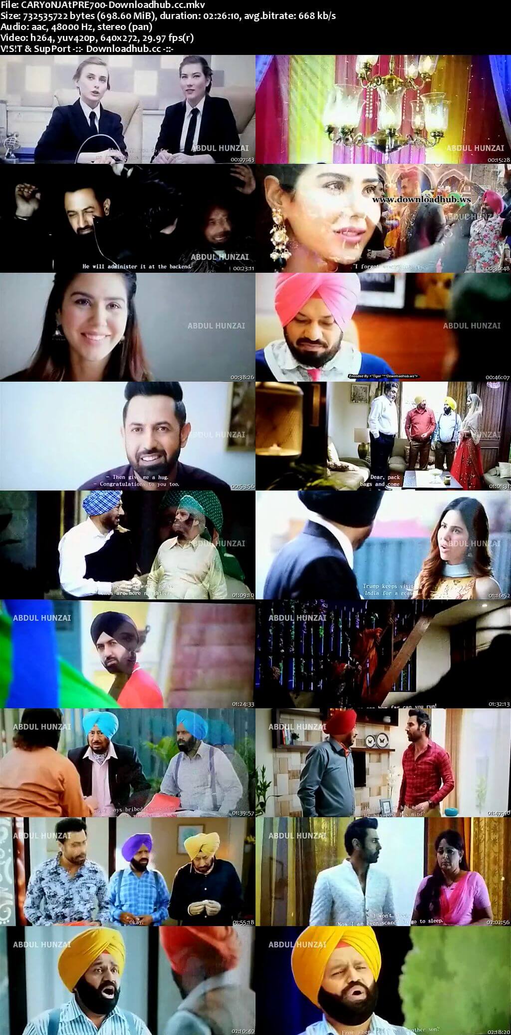 Carry on Jatta 2 2018 Punjabi 700MB Pre-DVDRip