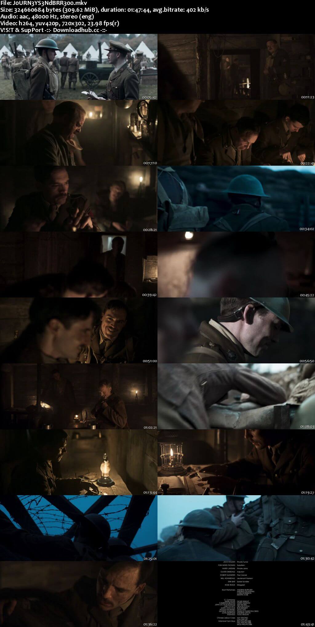 Journeys End 2017 English 480p BRRip ESubs