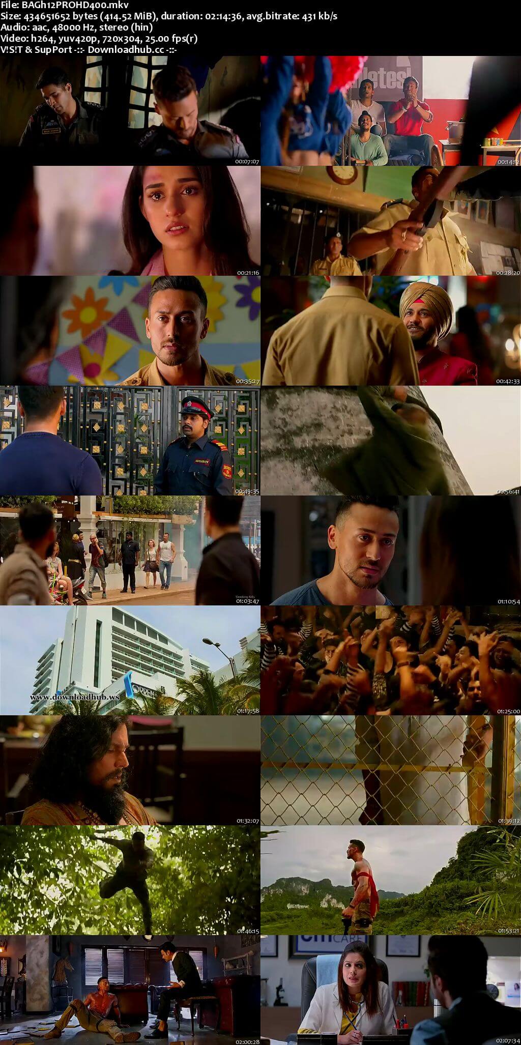 Baaghi 2 2018 Hindi 480p V2 HDRip ESubs