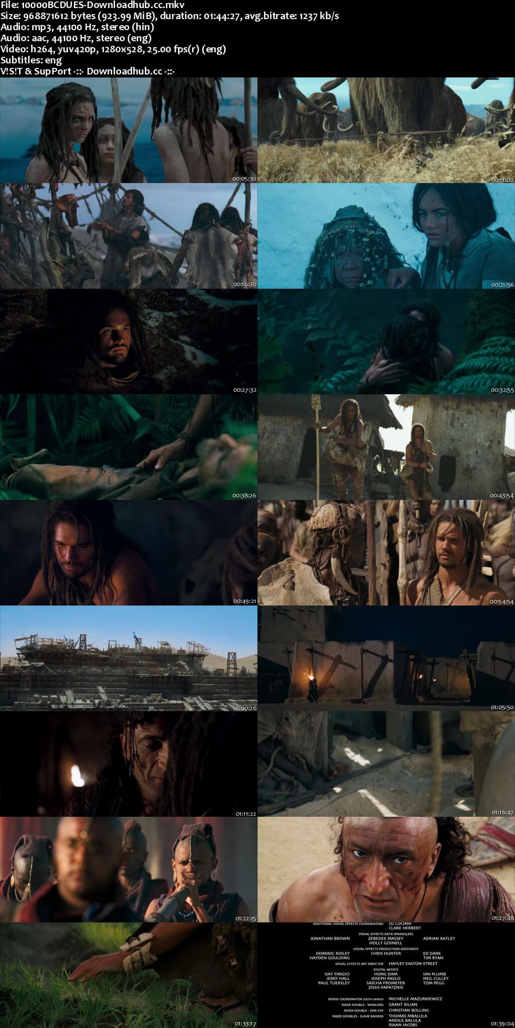 10,000 BC 2008 Hindi Dual Audio 720p BluRay Free Download