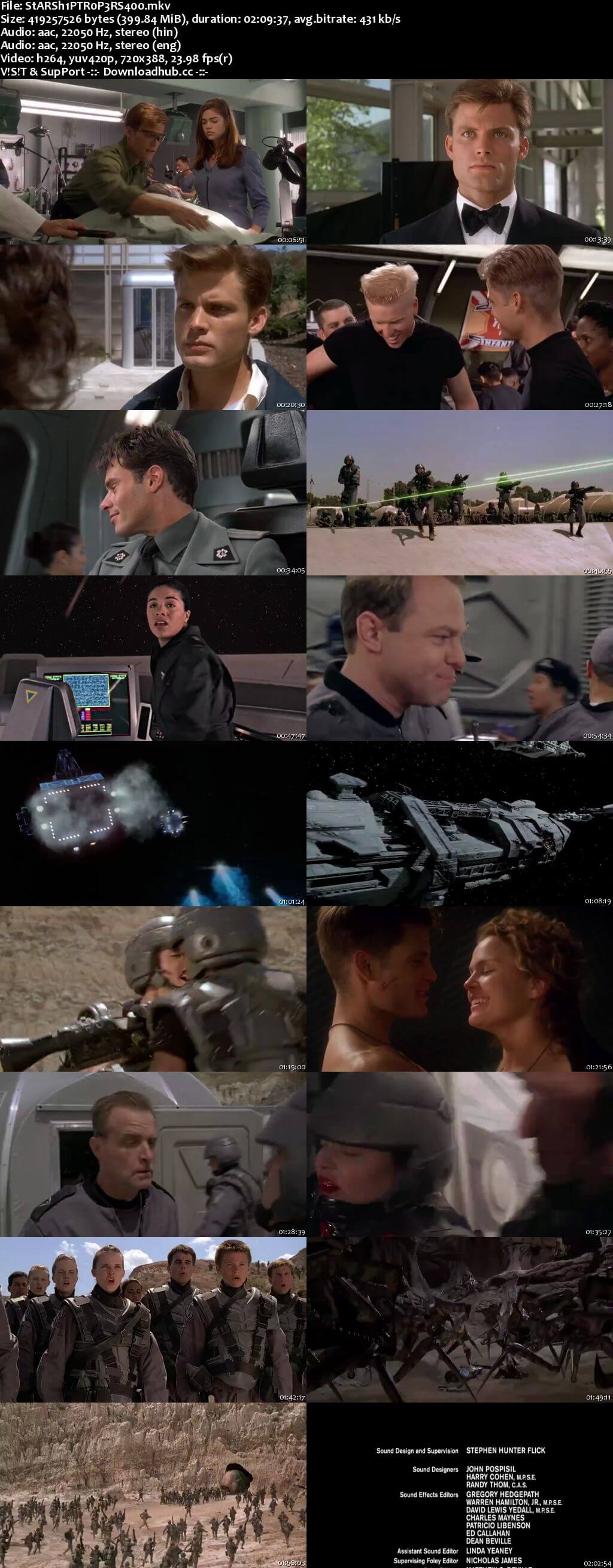 Starship Troopers 1997 Hindi Dual Audio 480p BluRay Free Download