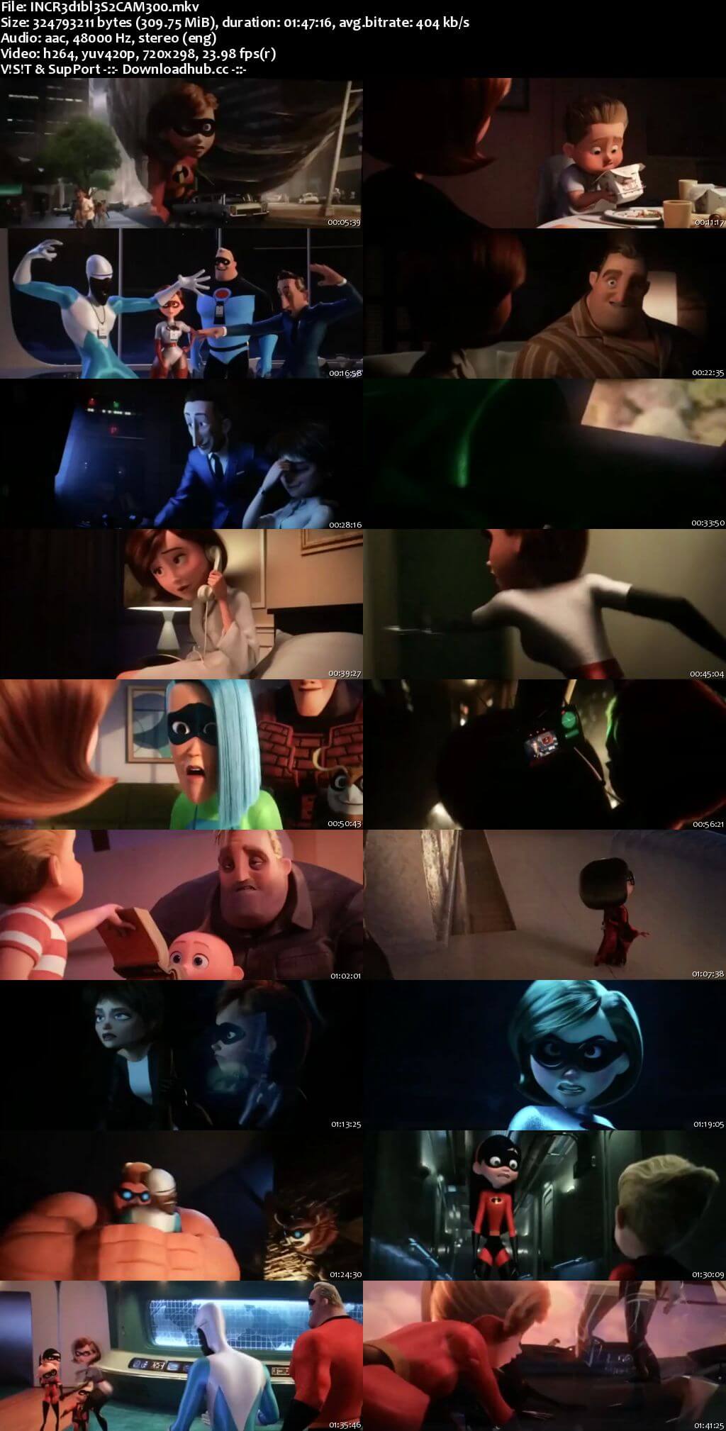 Incredibles 2 2018 English 480p HDCAM x264