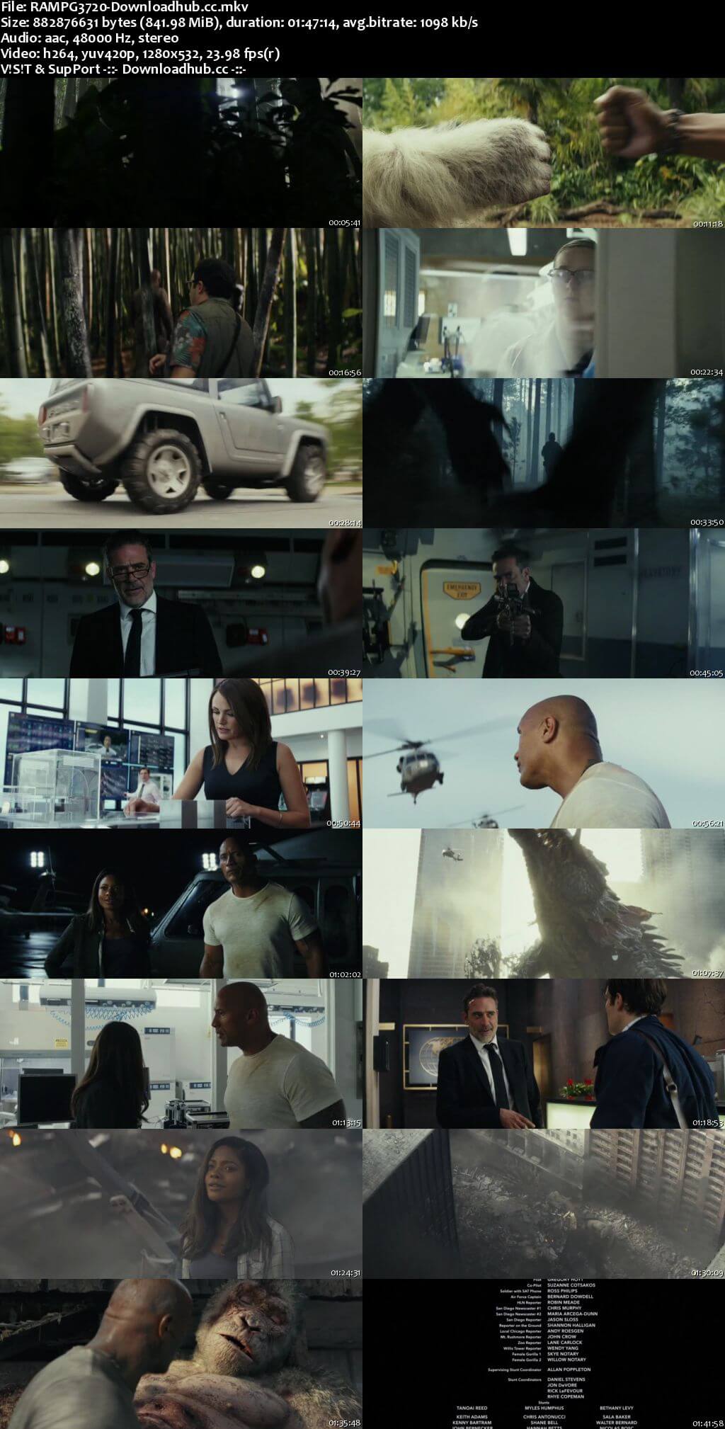 Rampage 2018 English 720p Web-DL 850MB ESubs