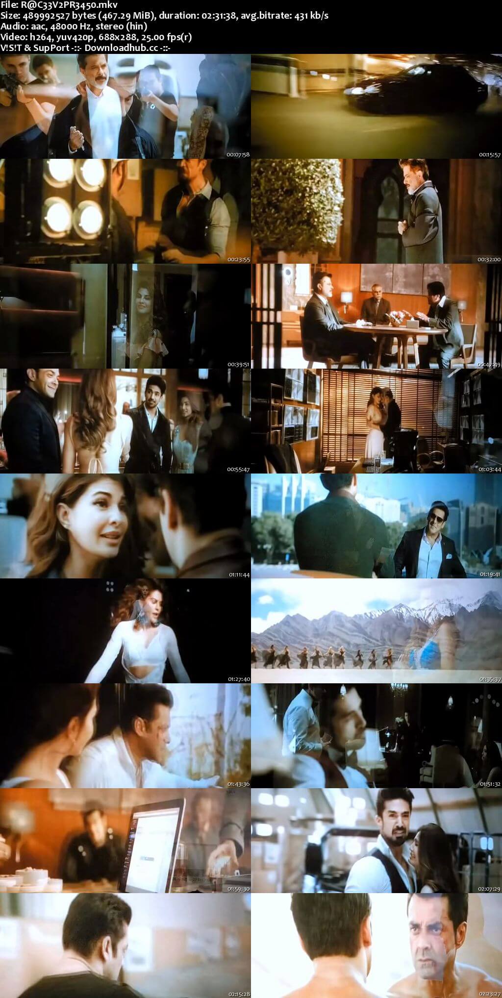 Race 3 2018 Hindi 450MB V2 Pre-DVDRip 480p