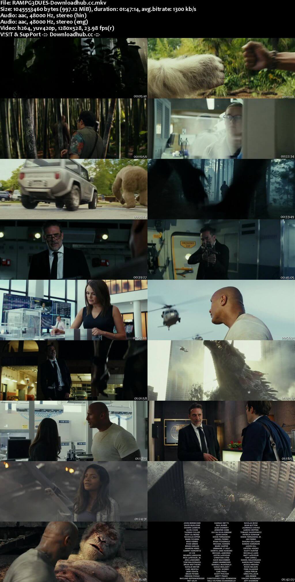 Rampage 2018 Hindi Dual Audio 720p Web-DL Download