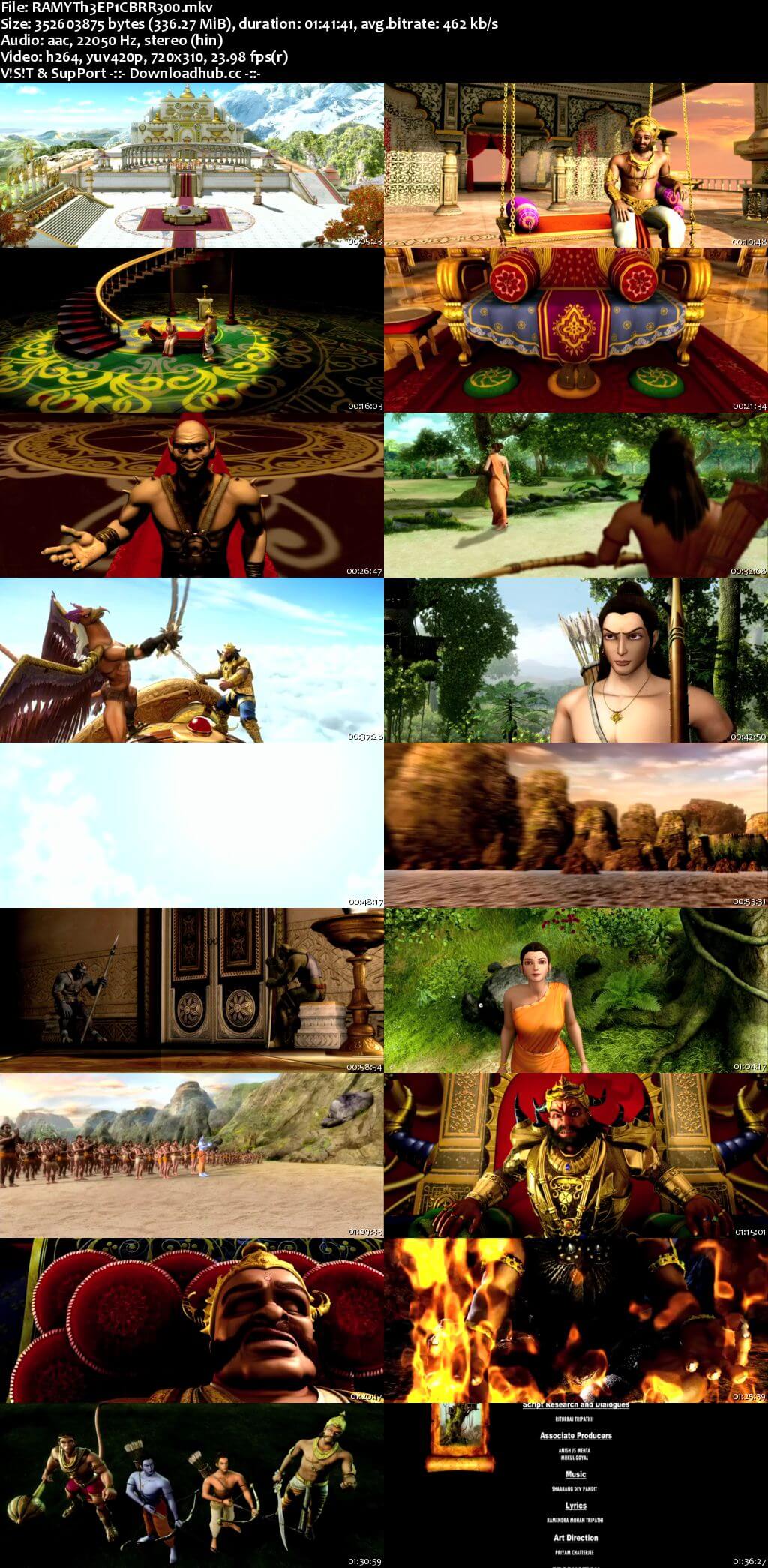 Ramayana The Epic 2010 Hindi 300MB BluRay 480p ESubs