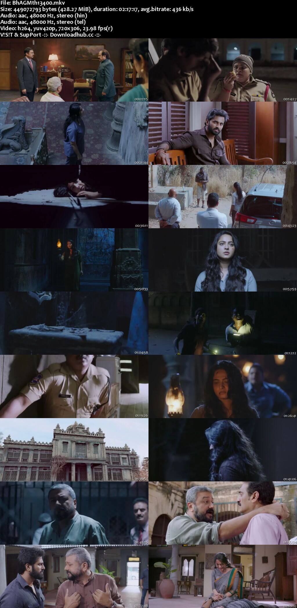 Bhaagamathie 2018 Hindi Dual Audio 400MB UNCUT HDRip 480p ESubs Bhaagamathie 2018 Hindi Dual Audio 400MB UNCUT HDRip 480p ESubs