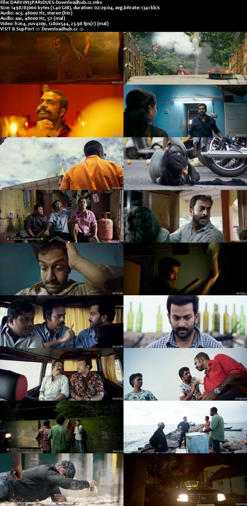 Darvinte Parinamam 2016 Dual Audio 720p UNCUT DVDRip [Hindi - Malayalam] ESubs