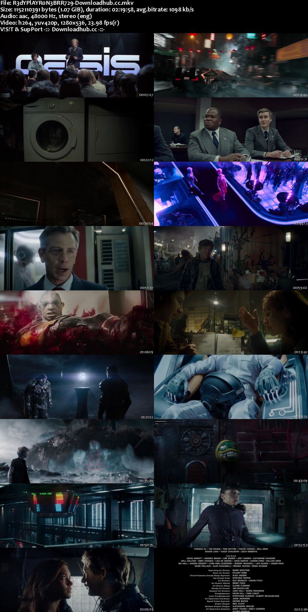 Ready Player One 2018 English 720p BRRip 1.1GB ESubs