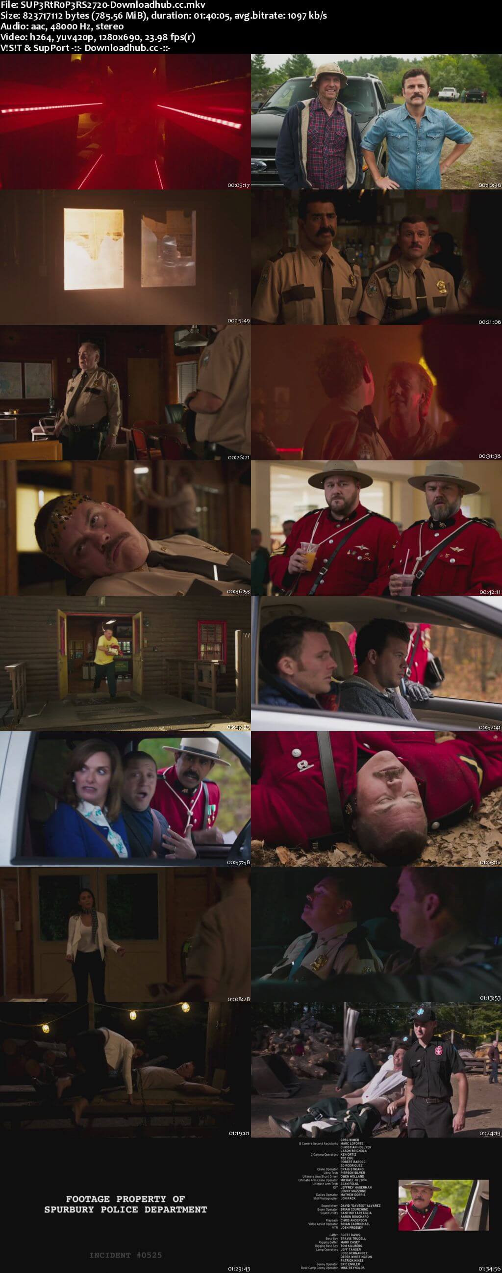 Super Troopers 2 2018 English 720p Web-DL 750MB ESubs