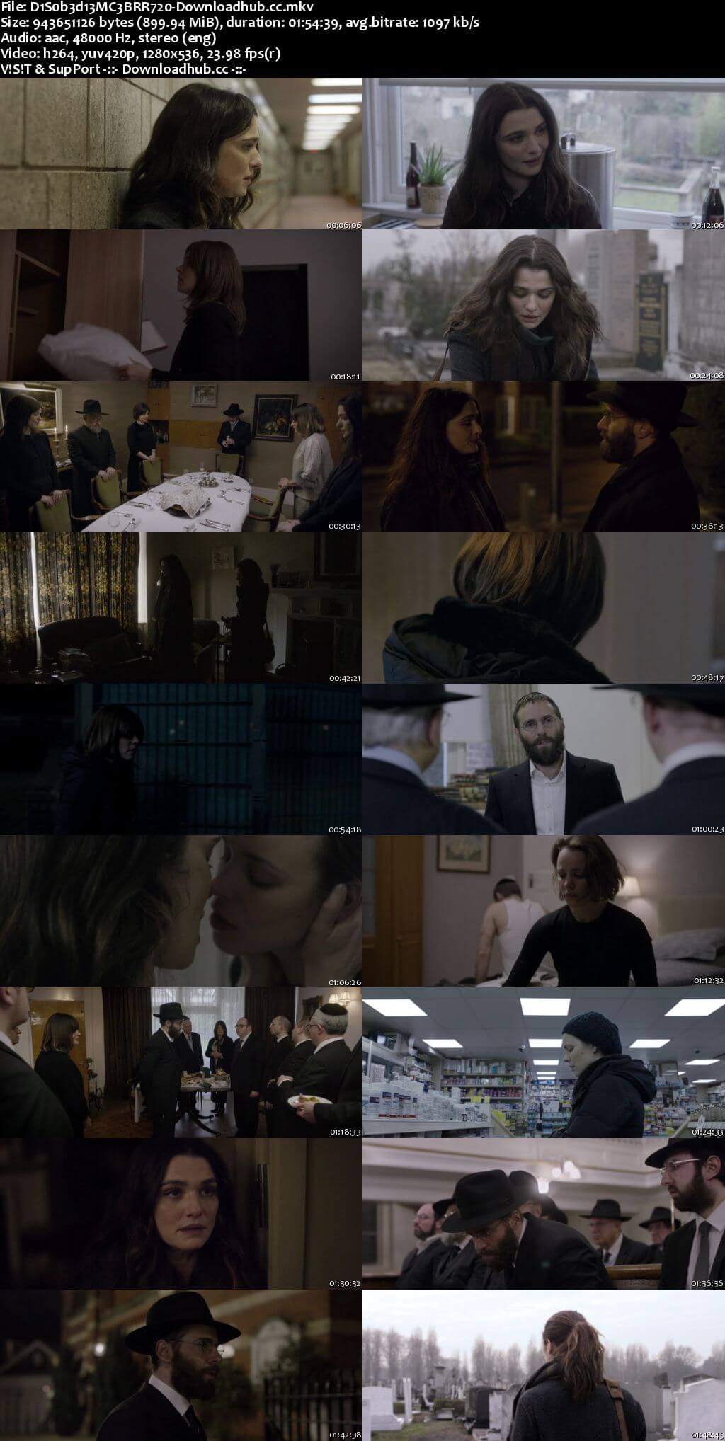 Disobedience 2017 English 720p BRRip 900MB ESubs