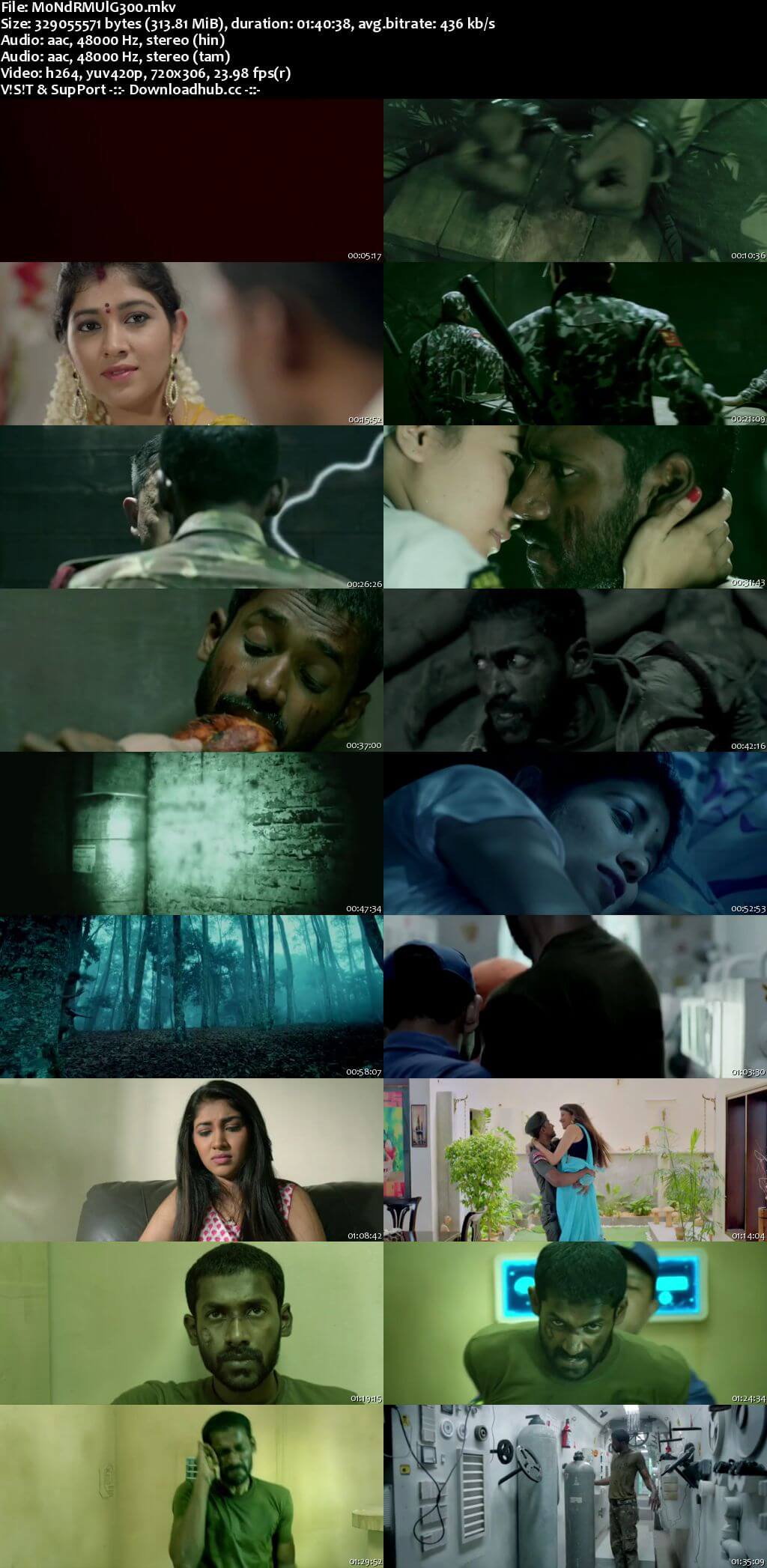 Moondraam Ullaga Por 2016 Hindi Dual Audio 300MB UNCUT HDRip 480p ESubs