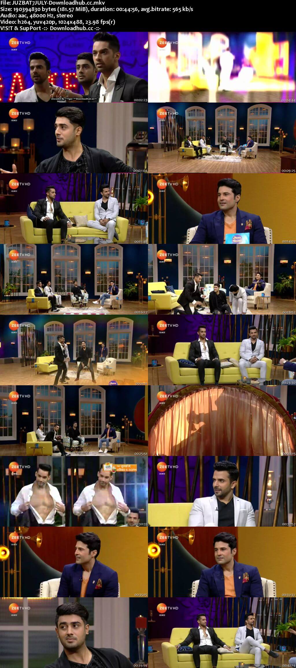 Juzz Baatt 07 July 2018 480p HDTV Download