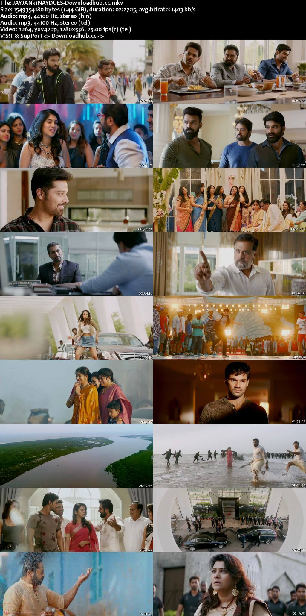 Jaya Janaki Nayaka 2017 Dual Audio 720p UNCUT HDRip [Hindi - Telugu]