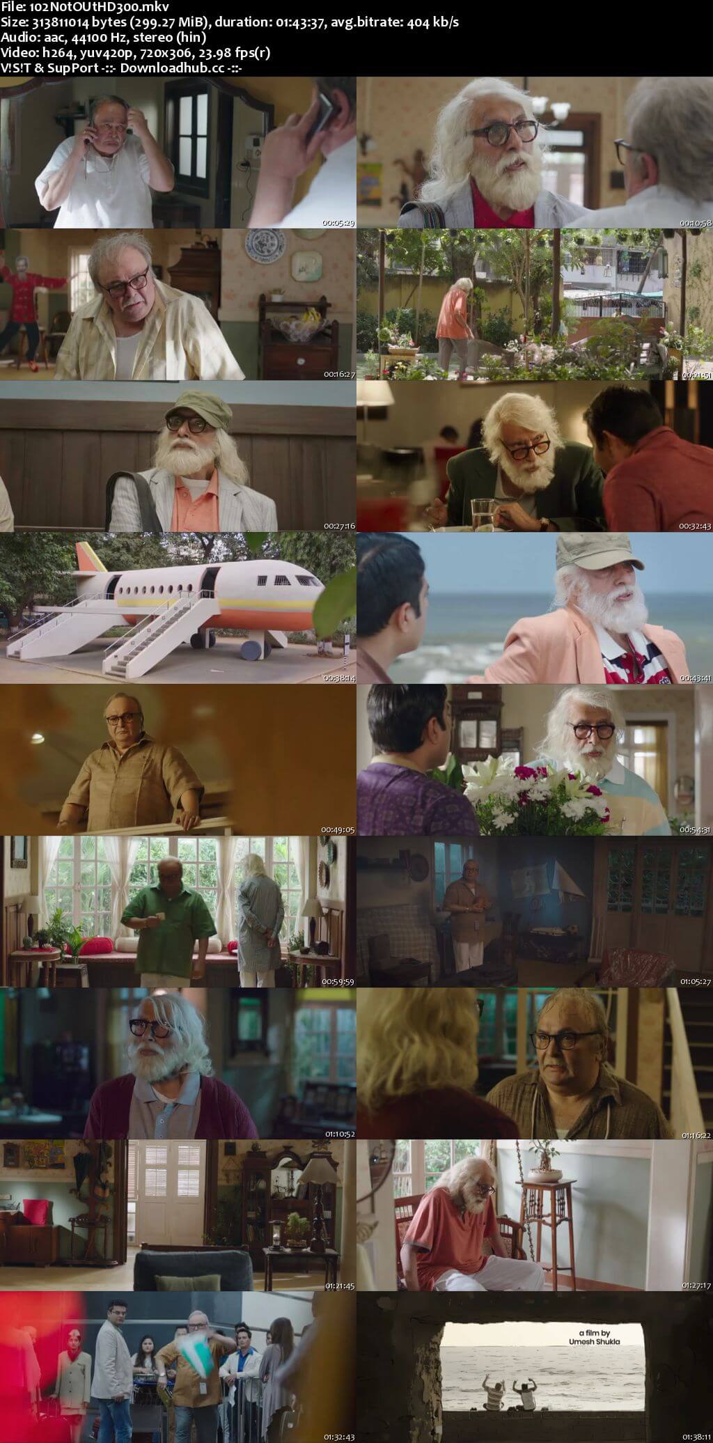 102 Not Out 2018 Hindi 300MB HDRip 480p ESubs