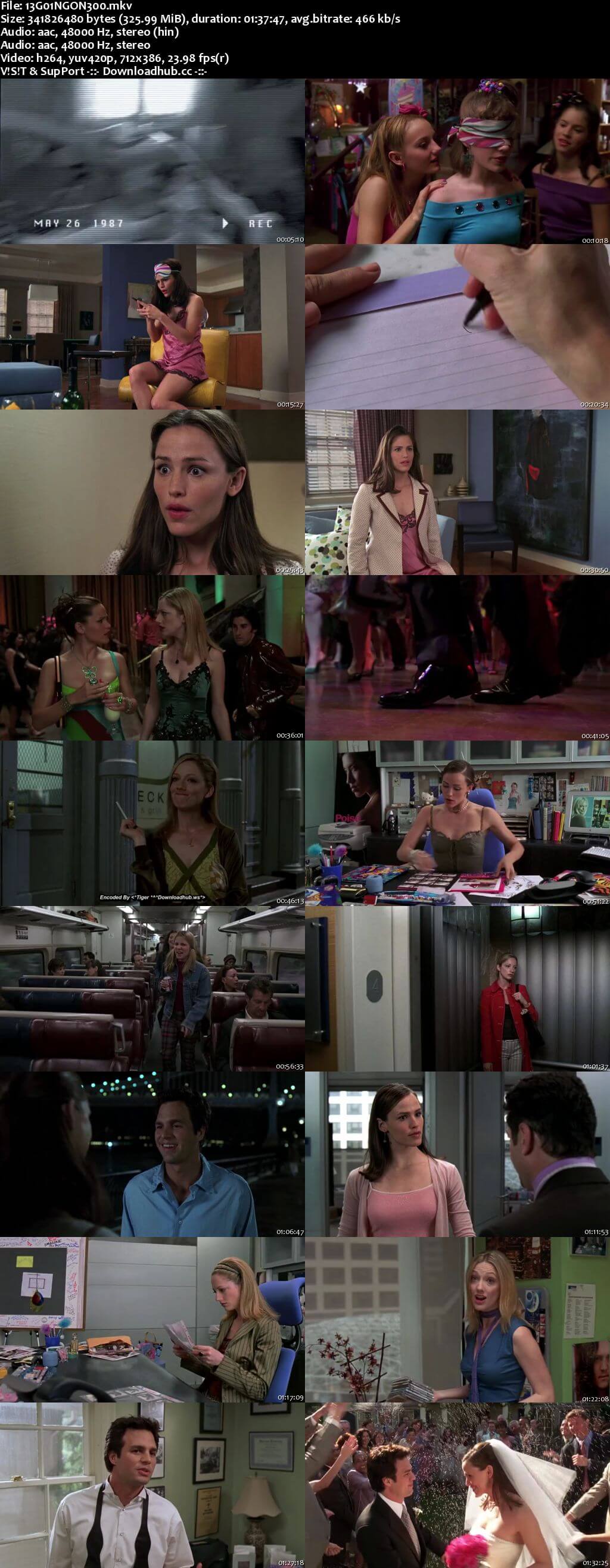 13 Going on 30 2004 Hindi Dual Audio 300MB BluRay 480p ESubs 13 Going on 30 2004 Hindi Dual Audio 300MB BluRay 480p ESubs