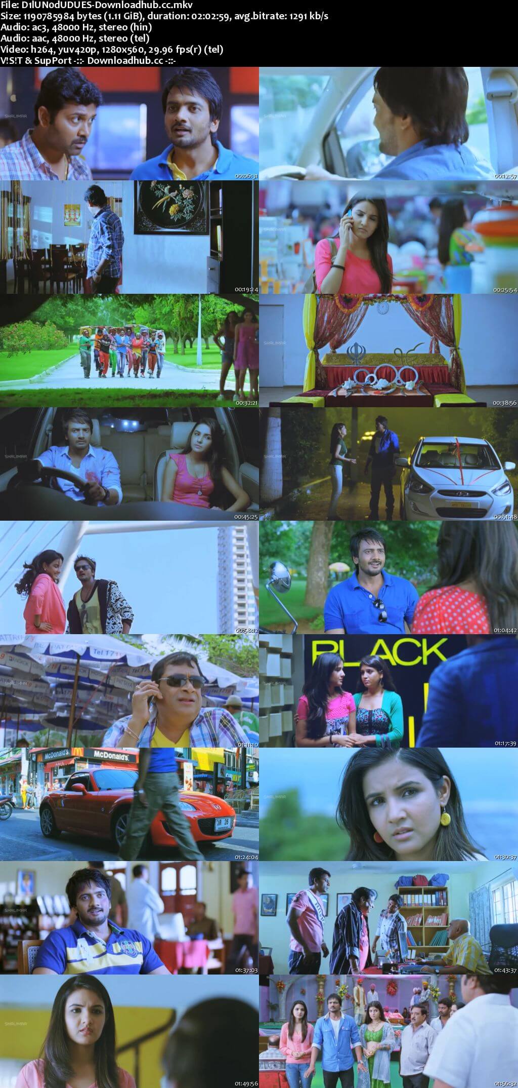 Dillunnodu 2014 Dual Audio 720p UNCUT HDRip [Hindi - Telugu]