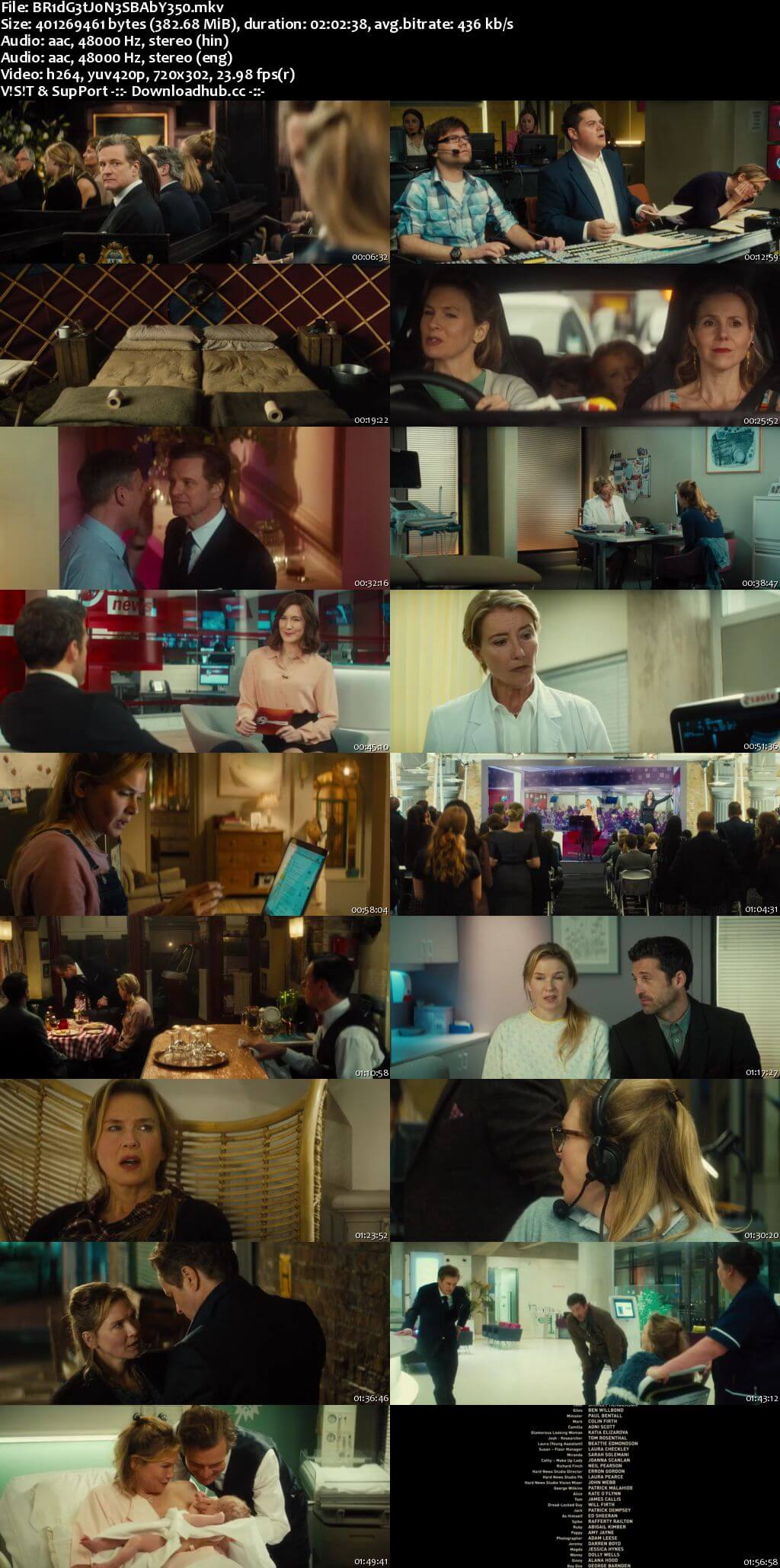 Bridget Joness Baby 2016 Hindi Dual Audio 350MB BluRay 480p ESubs