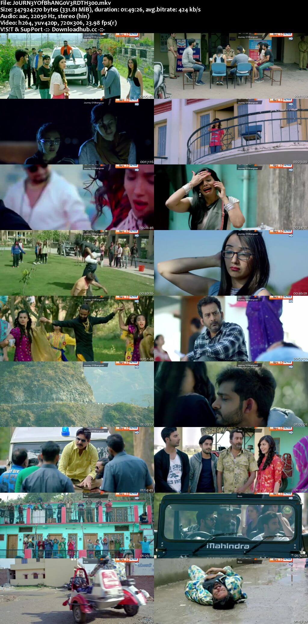 Journey Of Bhangover 2018 Hindi 300MB DTHRip 480p Journey Of Bhangover 2018 Hindi 300MB DTHRip 480p