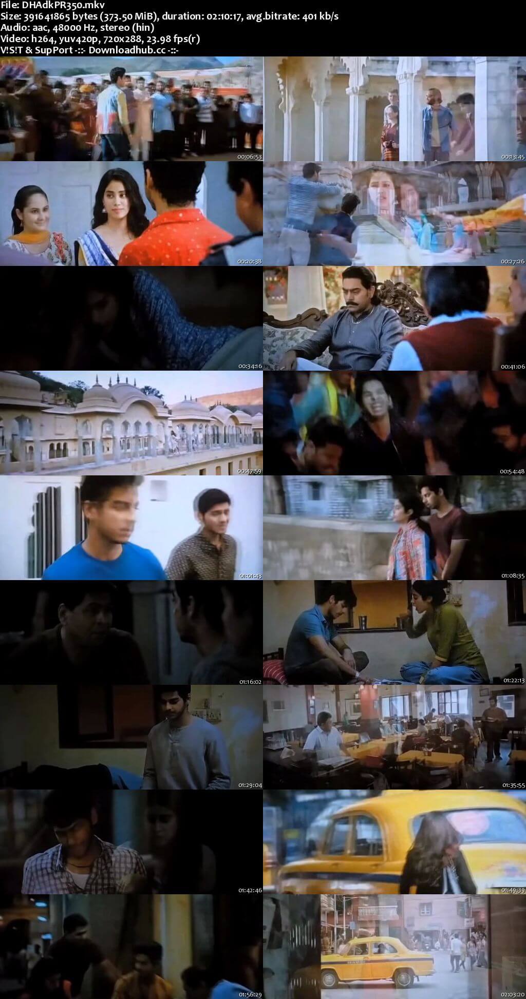 Dhadak 2018 Hindi 350MB Pre-DVDRip 480p