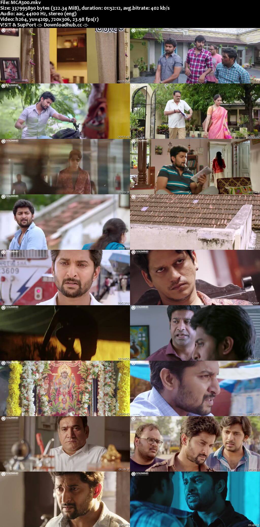 MCA 2018 Hindi Dubbed 300MB HDRip 480p